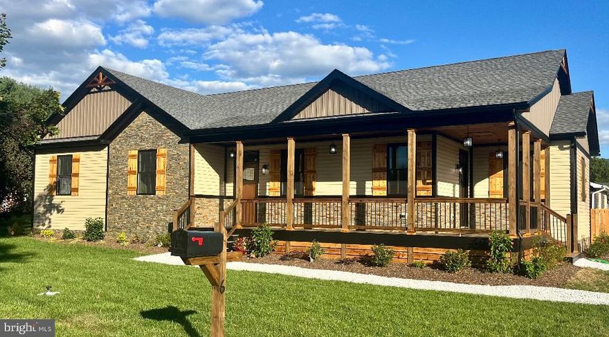 Move In Ready!! Fully custom 1840 sq ft home with 4 bedrooms and 3 full baths. From rustic to modern this home has it all. The exterior shows off a variety of colors and textures with stone veneer and cedar accents. Complimented by a large wrap around porch with Composite decking and a beautiful stained wood ceiling. Surrounded by a fully sodded and landscaped yard.

The interior also has no shortage of upgrades, including: Rustic Waterproof Flooring, Hickory Kitchen Cabinets, Forest Green 10’ Island, Stainless Appliances, Mosaic Backsplash, Hammered Black Granite Countertops, Butlers Pantry, Wood Beams, Built in Entertainment Center, Electric Fireplace, 3 Tiled Showers, His and Hers Master Sinks, Walk in Master Closet, Upgrade Light fixtures, Premium Vanities, Black Hardware throughout, and more

This home is truly one of a kind. Located just minutes away from lake arrowhead, luray caverns, dining, shopping, recreation etc. 

Note: Staging furniture is for reference only and not included with price of home. Construction Completed