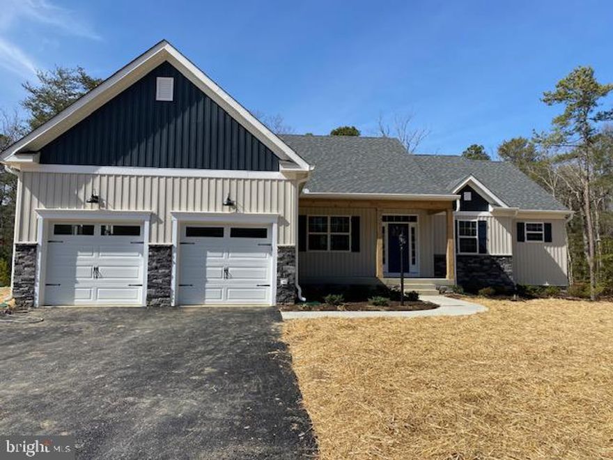 Construction is Underway on  the "New" River Model  w/Huge  1.81 Acre Private Wooded Lot **  Upgrades include  Luxury Vinyl in Foyer, Powder Room, Dining Room,  Kitchen & Breakfast Room  , Master Bath & Walk in Closet*** Upgraded tile in Master Bath  w/seating & dry off area ***  Gourmet Kitchen Cooktop & Combo Double Wall Oven ** Upgraded French Door Refrigerator ** Custom Wood Hood Vent  ** Lower Level includes a  Full Bath,  Den  &  Family Room ** 6'  Front Extension on Garage w/extra windows ***  (2) 6' Wide Areaway exits with concrete steps to ground level  (Great for a Workshop or Second Entry Way)  17 x 12 Deck.   
Integrity Homes at Porto Bello Estates is one of St. Mary’s County’s best locations.  Porto Bello offers a rare opportunity to live in a quiet oasis of 1+ plus acre wooded lots.  Just minutes away from Rt. 2/4 located just south of Leonardtown, Maryland.   Drayden, Maryland is a beautiful town that is bordered by water and close to the PAX base, shopping and entertainment.