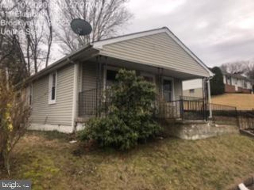 Back on the market.  Buyer unable to obtain financing.  - Cozy,  light-filled 2 bedroom and den 1 bath rambler/rancher in Patapsco park.  Large back yard.  Quiet street.  Home has tremendous potential for an investor or homeowner but will need substantial  improvements.   Make your appointment today.