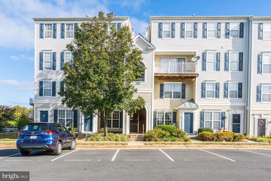 Exceptional location for this 2 bedroom / 2.5 bathroom home in the heart of Sterling, VA, very close to Dulles Retail Plaza (Target, Wegmans, Chick-Fil-A roughly 1.6 mi away) and down the street from Dulles Town Center. Easy access via Route 28 to Dulles International Airport and Route 7 to Tysons Corner / McLean / Vienna. 2-level home has plenty of natural sunlight, tall ceilings, a peaceful wood deck patio area, and 2 bedrooms  / 2 bathrooms on the top floor including an owner's bedroom suite.