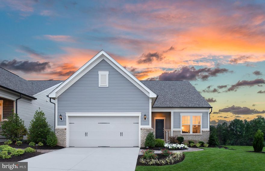 The Castle Rock floor plan at Carters Mill, a 55+ Del Webb community, is known for its open flow, from the foyer to the kitchen and café. This 2,540 square foot, single-family home features 2 bedrooms and 2 bathrooms on the main level and a  second floor loft with an additional bedroom and full bathroom.  At the end of the day, retreat to the owners suite with its spacious, spa-like bath and oversized walk-in closet. A flex space off the foyer is the ideal location for a home office.  This Castle Rock home design has a Gourmet Kitchen with  quartz countertops, New Haven Linen cabinetry, and Luxury Vinyl Plank flooring.  You will have numerous opportunities to stay active with the variety of clubs and amenities at Carters Mill by Del Webb. The Buckland House will be the social hub of the community and boasts 14,000 square feet of endless opportunities.  Enjoy an outdoor pool with shade cabanas & lounge seating, an indoor pool & spa, social hall with a demonstration kitchen, game room, movement studio, fitness room, craft room, and cards room with a bar area.  Here, you will also find the onsite Lifestyle Director who will assist residents in creating a fun & social environment at Montebello!  New friends and new passions await you in this 55+ community.