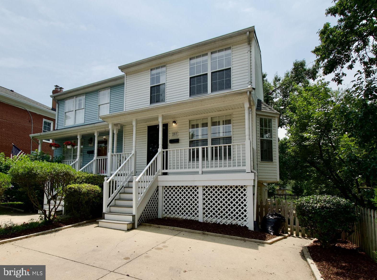 Located in the heart of Del Ray, this wonderful 3-bedroom, 3.5-bath duplex offers the perfect blend of charm and convenience. In fantastic condition throughout, the home features a beautifully updated kitchen with appliances that are just one year old, along with a new roof. Freshly painted, new carpet and well maintained, it’s truly move-in ready. Enjoy a fully finished walk-out lower level that opens to a fenced backyard and large side yard with views of the park—perfect for relaxing or entertaining. The home also boasts a welcoming front porch and two dedicated driveway spaces. All of this within walking distance to the Potomac Yard Metro, shopping, and the vibrant restaurants and cafés along Mount Vernon Avenue. Don’t miss this opportunity to live in one of Alexandria’s most desirable neighborhoods!