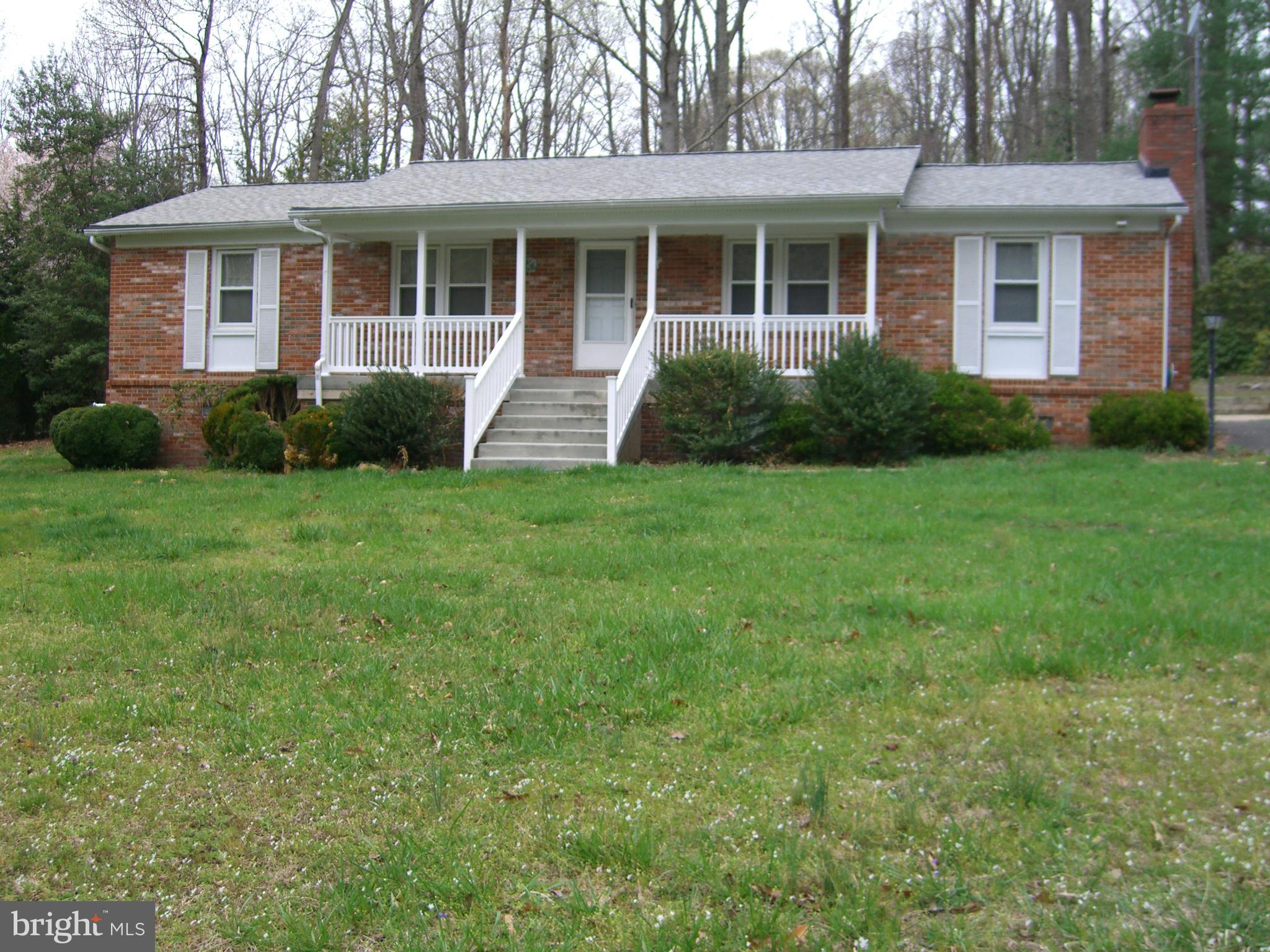 HERE'S ONE READY TO GO WITH 3 BEDROOMS 2 FULL BATHS = 27 ' BY 3' 6" CONCRETE FRONT PORCH WITH VINYL RAILINGS = COVERED REAR DECK 24' X 12' = DETACHED SHED 12'X 12' =LAUNDRY ROOM 11'6" X 7' WITH LAUNDRY TUB = NEW CENTRAL AIR SYSTEM = ALL THIS AND MOVE IN READY.
