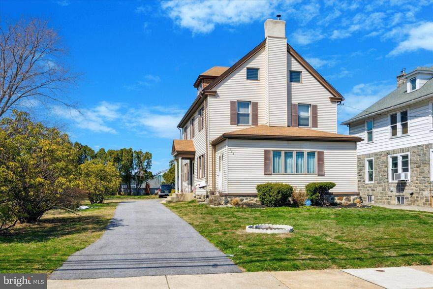 TaxID- 10-00-00522-00 Single family home (65 ft x 150 ft)
TaxID- 10-00-00522-01 - Vacant Ground Lot#2 buildable (50 ft x 150ft)
Unique Opportunity in Clifton Boro! This house + buildable lot (separately deeded) are selling together for the first time in a generation! Situated in the center of the Boro, the open and level property offers a wonderful opportunity for primary owner or investor looking to improve and make it their own! Walking up to the property, you'll see the lot to the left of the home that has been subdivided from the original property. A long driveway leads up to the main entrance of the home along the left side and continues back to 2 storage sheds and easy off street parking. Entering the home, you'll find a center hall entrance room with large coat closet before walking entering the main hallway. To your right, you'll find a generous sized living room with fireplace, along with a door leading to the enclosed front porch. To the left you'll find a formal dining room and large kitchen area. Off the kitchen is a 1/2 bath and laundry room area, convenient to the first floor. Heading upstairs, the 2nd floor presents 4 corner bedrooms, along with a full hall bath with tub and tile surround. A door from the hallway leads to a full set of stairs up to the very large unfinished attic space that could be transformed into multiple rooms finished. A full unfinished basement off the main hall staircase provides further storage areas and possibilities for extending the living space.

Located in the middle of town with great walkability to local shopping and restaurants (including the Original Clam Tavern and Broadway Cafe)! Also just a couple blocks from easy public transit options to Philadelphia.

This home and lot are being sold "AS IS" with the Buyer responsible for any requirements/repairs for the Use and Occupancy certificate through Clifton Boro.