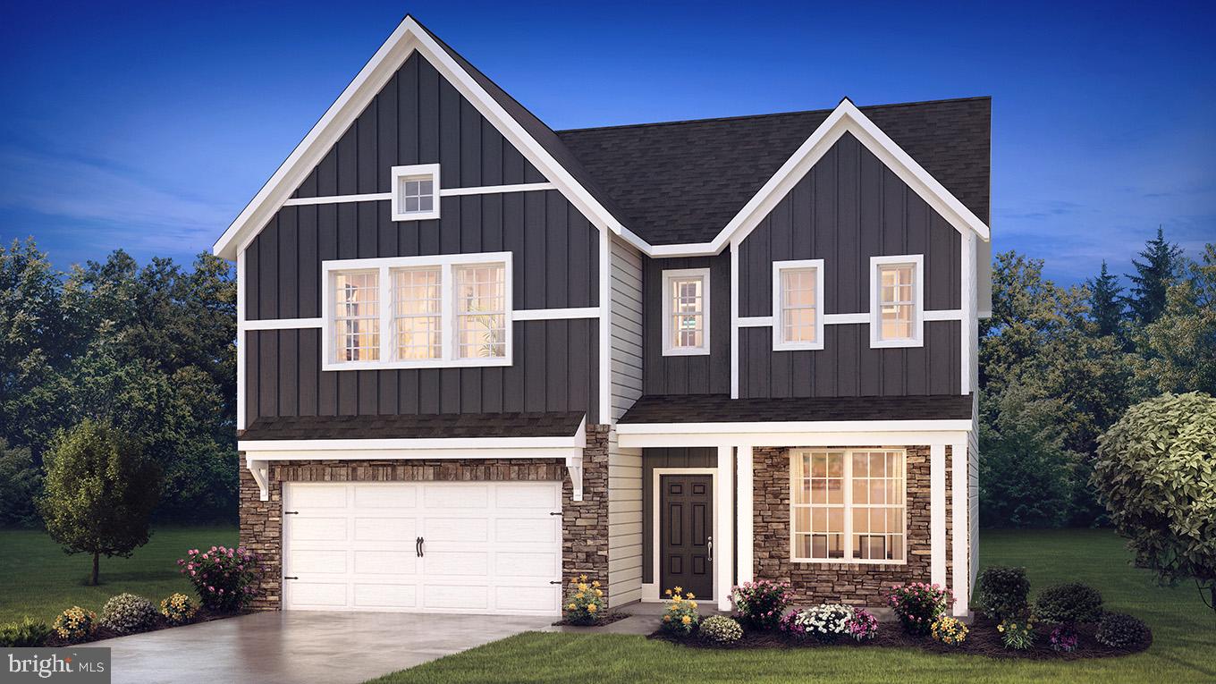 Under Construction and ready for move in by October
The Galen is a stunning new construction home plan featuring 2,340 square feet of living space, 4 bedrooms, 2.5 baths, a basement and a 2-car garage.
-The Galen is popular for a reason! Off the foyer is the flex room, use this space can be used as a dining room, home office or children’s play area!
-The kitchen featuring a large, modern island opens up to the dining area and great room, you will never have to miss a beat. -
-Upstairs, the four bedrooms provide enough space for everyone, and the second floor laundry room simplifies an everyday chore!
-The basement is the perfect space for entertaining guests or extra storage. The basement comes partially finished with a 3 piece plumbing rough-in for a future bathroom!