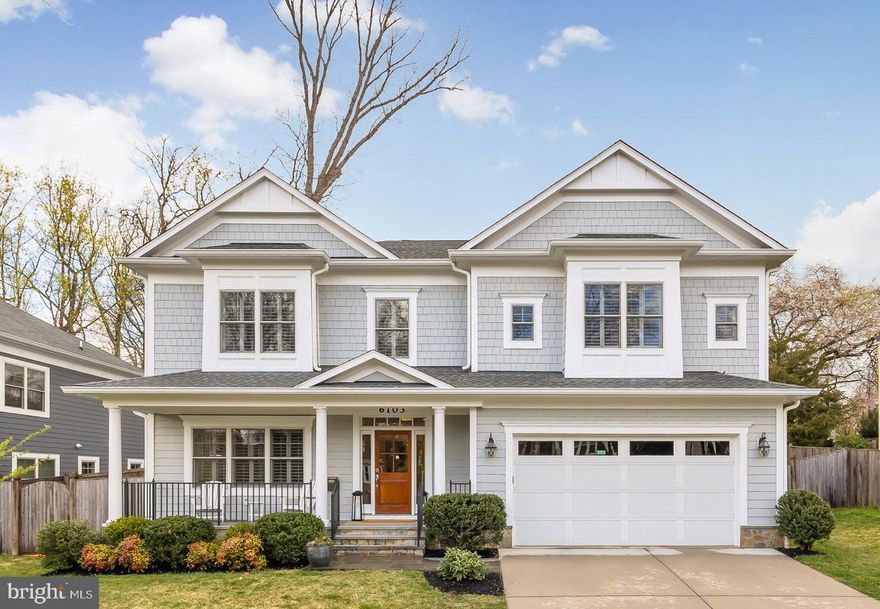 Welcome to 6103 Melvern Drive, a like-new home with tremendous attention to detail, situated on a fantastic street in the sought-after Wyngate neighborhood. As you step inside, you are greeted by high ceilings complemented by the timeless allure of hardwood floors, rich moldings and paneling, plantation shutters, recessed lighting, and walls of windows throughout. The main level is thoughtfully designed to accommodate every aspect of daily life. When hosting memorable events, enjoy the elegant formal dining and sitting rooms providing the perfect flow for entertaining. The gourmet kitchen is complete with granite countertops, stainless steel appliances, two ovens, a walk-in pantry, and a breakfast area. The large family room off the kitchen is highlighted by a wall of windows, a gas fireplace, coffered ceiling, and custom built-ins. Rounding out this level is a private office for teleworkers, a mudroom with a custom bench and cubbies, which offers access to the two-car garage, and a powder room, catering to both comfort and practical needs. 

Upstairs, you will discover a luxurious primary suite, complete with a tray ceiling, four walk-in closets, including a cedar closet, and a spa-like bathroom, with dual vanity, a glass-enclosed shower, a jacuzzi tub, and water closet. This level offers three additional bedrooms, two of which share a Jack and Jill bathroom, while the third has its own private, full bathroom. The upper level also features a versatile family or homework-study area, and a conveniently placed laundry room with a deep sink. 

The finished lower level adds even more value to this exceptional home, offering a 5th and 6th bedroom, a 4th full bathroom, and a large recreation room, perfect for gaming and entertaining.  There is also a bonus room, which could be used as additional storage or potentially a home gym. Outside, the landscaped backyard features a flagstone patio, providing a charming and inviting space for outdoor entertaining and relaxation. The generously sized side yard provides ample space for countless backyard activities. 

This beautifully constructed home is located in a wonderful neighborhood, conveniently close to schools, parks, the YMCA, and the Wildwood Shopping Center, with immediate access to 495 and only a quick drive to downtown Bethesda.