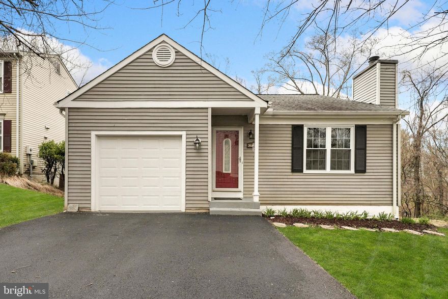 Rarely-available 3-bed, 3-bath SFH with 1-car garage in sought-after Waters Landing, with access to Lake Churchill and Little Seneca Creek! Enter to the open and light-filled main living space with beautiful hardwood floors, gas-ready fireplace, and vaulted ceilings. The Chef’s kitchen is the centerpiece of the main level, boasting gorgeous two-toned kitchen cabinets, stone countertops, updated tile flooring (2022), all stainless steel appliances including luxury Viking gas range, and built-in pantry. The kitchen's eat-in breakfast area is the perfect space for a morning coffee while enjoying peaceful tree-lined views beyond the rear deck. Enjoy single-level living with the spacious main level Owner’s suite, offering large walk-in closet, wooded views, and en-suite bath with updated vanity and stand-up shower. A second spacious bedroom and full bath complete the main level. The large lower level rec room with upgraded laminate flooring (2021), additional bedroom with en-suite bath, laundry room, bonus flex room, and walk-out access to rear yard is ideally-situated for an in-law suite, basement rental, or movie night in. Try out your gardening skills, let your pets play, or host a summer BBQ in the fully-fenced backyard with deck, patio and firepit. The large end-of-row location surrounded by wooded green space is the best lot in the neighborhood! One-car garage with two-car driveway plus ample street parking for guests. Other recent upgrades include new carpet on stairs (2022) and new dishwasher (2021). Low HOA fee provides access to 2 pools, tennis courts, playgrounds and paved walking trails that connect to Black Hill Regional Park. Just a 5-min drive to Germantown Town Center with Starbucks, Safeway, Top Golf, Regal Cinemas, restaurants and more. Don't miss this!