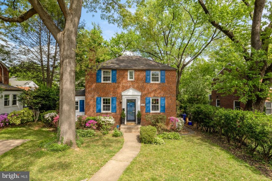 Tucked along a quiet, tree-lined street, this classic brick home offers timeless character, comfortable living spaces, and an exceptional outdoor setting in a highly convenient Silver Spring location.

Inside, the main level features a bright and welcoming living room with hardwood floors and a traditional fireplace, creating a warm and inviting atmosphere. The layout flows naturally into a dedicated dining area and a generously sized kitchen with ample cabinetry and workspace, ideal for everyday living and easy entertaining.

Upstairs, well-proportioned bedrooms provide comfortable retreats with natural light and functional layouts. Each space offers flexibility to accommodate a variety of needs, whether for rest, work, or play. The lower level adds valuable additional space, offering room for recreation, hobbies, guests, or a home office, along with extra storage and everyday functionality.

Step outside and discover one of the home’s standout features, a deep, expansive backyard surrounded by mature trees and natural greenery. This outdoor space offers incredible room to spread out, whether for play, gardening, entertaining, or simply enjoying the peaceful setting. A patio area and open lawn create the perfect backdrop for gatherings, while the yard’s depth and privacy make it feel like a true retreat.

Additional highlights include a detached storage shed, updated systems including new plumbing throughout the home completed just a few years ago, and a layout that blends charm with practicality throughout.

Ideally located just moments from parks, shopping, dining, and Metro access, this home offers the perfect balance of neighborhood tranquility and everyday convenience. A wonderful opportunity to own a character-filled home with a spacious yard and flexible living space in one of Silver Spring’s most desirable settings.
