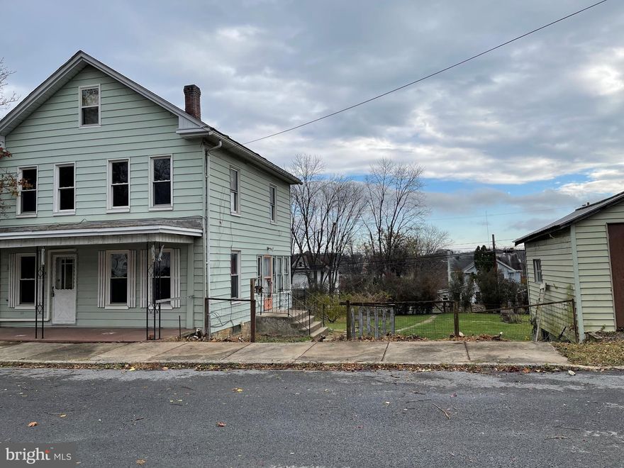 Spacious Double Lot 129 & 130 Mifflin Boro .3 acres with fenced yard and storage shed. House is 3 Bedrooms, 1 Bath, large eat in kitchen with lots of storage, living room Has hardwood flooring, new windows and a mini split for cooling, New HA oil furnace in 2023. 8 Foster Street.