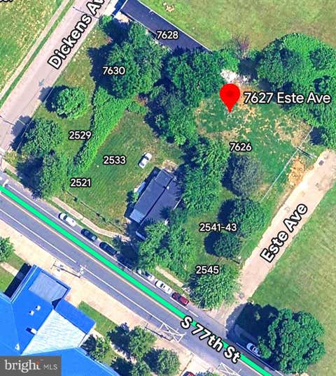 Vacant Land For Sale - 7627 Este Avenue<br/> PHILADELPHIA, PA 19153