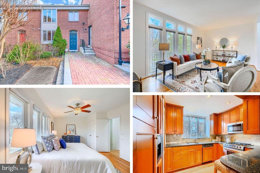 Welcome to 211 Bolton Place! Freshly painted and well-maintained, this spacious two-bedroom, two-and-a-half-bath home is perfectly nestled in the heart of historic Bolton Hill — a location that simply cannot be beat. Step inside and immediately notice the recently renovated half bath and convenient coat closet. The home features replacement windows, hardwood floors, and abundant natural light throughout. The modern,updated kitchen has KitchenAid appliances, granite countertops, recessed lighting, and thoughtful finishes that blend style and function. Enjoy a separate dining room ideal for entertaining and a cozy living room complete with a wood-burning fireplace — the perfect space to relax and unwind. Upstairs, you’ll find two generously sized bedrooms, including a primary suite with its own ensuite bath, plus an additional full bathroom for the second bedroom. The finished lower level adds valuable living space with brand new carpet, a wood stove for added warmth and charm, and sliding doors leading to your private rear patio and garden. This community is accessed via a private wrought-iron gate, with a courtyard in the front and your own parking pad in the rear. Bolton Hill is a charming and well-maintained area with late 19th and mid-20th century architecture. Bolton Place offers exceptional convenience just minutes from Penn Station, the Light Rail, and I-83, with easy access to the Inner Harbor and both Orioles and Ravens stadiums. Immerse yourself in Baltimore’s rich culture with Mount Vernon, The Lyric, Meyerhoff Symphony Hall, and Everyman Theatre just a short walk away. MICA and the University of Baltimore are steps from the home, and the Bolton Hill Swim & Tennis Club is directly across the street — even visible from your bedroom window. Location. Lifestyle. Charm.  As a Bolton Hill resident, you are eligible to join. This is city living at its best. Check out the Bolton Hill Community Association to learn more about this cool neighborhood.