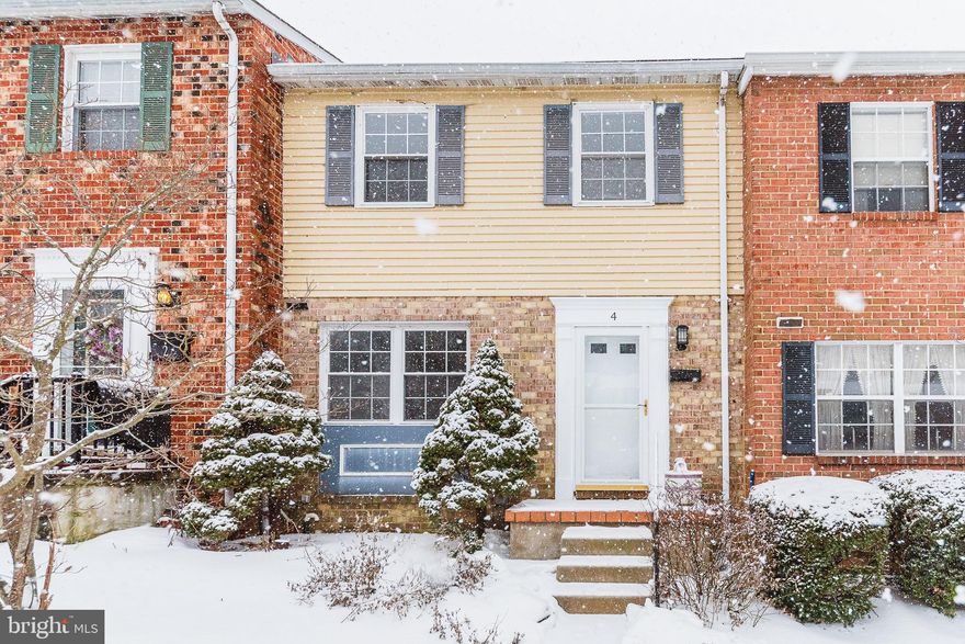 Welcome to this great townhome in the heart of Cockeysville. Home has been completely painted with new counter tops. Home has lots of natural and partially finished basement. Basement has a rough in for a full bath. Sliding door opens to a fenced rear yard perfect for gardening or pets.  Great location close to parks and shopping. HOA pays for water! This well priced home will not last!! Show anytime. Home is vacant. Please follow Covid guidlines