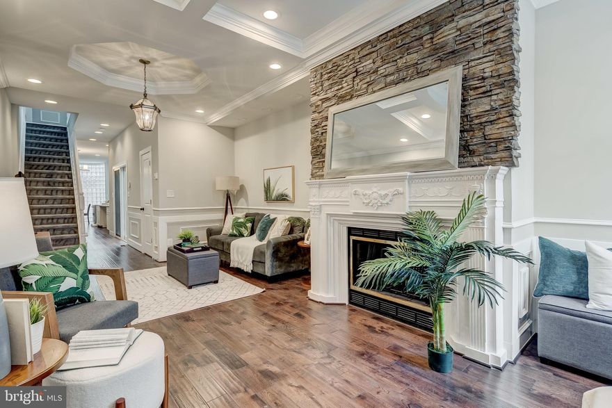 NEWLY RENOVATED 16 FT WIDE 3-STORY LOCATED IN THE HEART OF FEDERAL HILL. GLISTENING HARDWOODS CASCADE THROUGHOUT. ENJOY CUSTOM CABINETRY, UPGRADED TRIM AND PAINT PACKAGE, IMPORTED TILE, GRANITE COUNTERTOPS, SS APPLIANCES IN DESIGNER CHEF'S KITCHEN. OPEN FLOOR PLAN. TONS OF NATURAL LIGHT. FINISHED LOWER LEVEL. HIGH CEILINGS. TONS OF STORAGE. WALK-IN SHOWERS. WALK-IN CLOSETS. FIREPLACE. DUAL MASTER SUITES. SPACIOUS 4 BEDROOMS WITH 2.5 BATHROOMS. 3 BEDROOMS ABOVE GRADE. PRIVATE DEN/OFFICE LOCATED ON THE THIRD STORY. EXPANSIVE DECK FOR ENTERTAINING. CLOSE PROXIMITY TO RETAIL SHOPPING, LOCAL DINING, PATTERSON PARK, AND ALL MAJOR HIGHWAYS. SCHEDULE A PRIVATE TOUR TODAY!