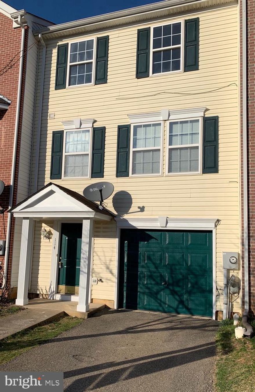 Coming Soon w/ Active Date expected 4/19 (that may change). Freshly updated 3 level garage townhouse with fresh paint, New LVP flooring on main and lower levels, New carpet on stairs and the upper level. Kitchen offers white cabinets, SS appliances and granite counter tops & island w/ snack bar.  Breakfast area with glass slider to large deck.  Large Living Room/Dining Room combo.  Family Room & Laundry area w/ full size washer & dryer. Family Room offers a built in countertop to use as a multi-purpose area for a bar, a snack bar, desk or for folding laundry on. There's a  glass slider to backyard w/ patio & storage shed.  Backyard is fenced (via neighbors' fences on sides and a rear portable fence). Primary Bedroom w/ vaulted ceiling and walk in closet and Primary Bath w/ soaking tub, separate stall shower with new base and double bowl vanity.  All Bathrooms have new toilets.  New 10 yr tamper resistant smoke & carbon monoxide detectors throughout, new lighting fixtures.  One car attached garage w/ brand new garage door opener. Driveway for 1 car parking and there is a parking lot with limited parking spaces.   Smithsburg Schools are Blue Ribbon winning schools.
Check back often for new updated photo's once fresh paint and new flooring are complete.