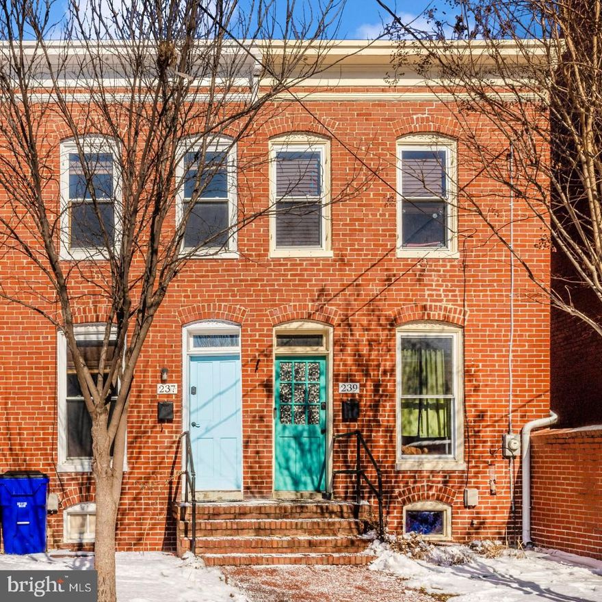 Welcome to your dream oasis in downtown Frederick, a renovated row home that artfully blends timeless charm with modern luxury. From the moment you step onto beautifully preserved original wood floors, you'll be captivated by the fusion of classic elegance and contemporary comforts. The fully remodeled, SMART-ENABLED interior lets you control lights, locks, and temperature from anywhere, while a spacious backyard beckons for lively gatherings or quiet evenings under the stars. With private parking for two and an unbeatable location just steps from vibrant restaurants, eclectic shops, and art-filled galleries in the city's historic district, this home offers a lifestyle of unparalleled convenience and style. PLUS, THE CHIC FURNITURE, PURCHASED TWO YEARS AGO IS A SEPATATE NEGOTIATION WITH THE SELLER, MAKING IT EASIER TO MOVE RIGHT IN AND START LIVING YOUR DREAM.