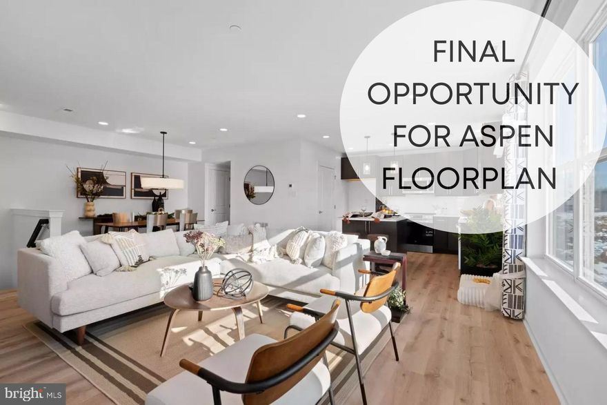 Arbor Place is a new construction townhome and flats community by Progressive New Homes.   Ask about cash grants toward down payment or closing costs up to nearly $17.5k! Call  for details and to tour the newly decorated models.

Discover the Aspen on homesite #85, a three-level, townhome with 3 bedrooms and 2.5 bathrooms and den.  As you enter from the garage level, upstairs you'll find the open concept kitchen, living and dining areas with private study and outdoor balcony, perfect for a morning cup of coffee or enjoying the outdoors.  Upstairs you will find three bedrooms, including the owner's suite with coveted walk-in closet and bathroom with walk-in shower.  Best of all, when you purchase your new home today you will get to personalize your interior flooring, cabinets, countertops and more!  

Arbor Place offers the perfect blend of suburban tranquility and urban convenience. Located just 20 miles northwest of Philadelphia, this beautiful community provides easy access to major highways like I-276 (Pennsylvania Turnpike) and Route 202, making commuting to Philadelphia, King of Prussia, or other nearby towns a breeze.

What's special about Arbor Place? Partial 10 year tax abatement and Below market mortgages!

Norristown’s rich history and vibrant culture make it an exceptional place to live. With historic buildings, diverse cultural events, and scenic trails like the Schuylkill River Trail, there’s always something to explore. Enjoy the natural beauty of nearby parks such as Elmwood Park and Norristown Farm Park, ideal for picnics, sports, and relaxation.

What are you waiting for? Arbor Place has it all! Schedule a visit today to tour the model.  *Graphics for illustrative purposes only. Any design upgrade options added to base price.