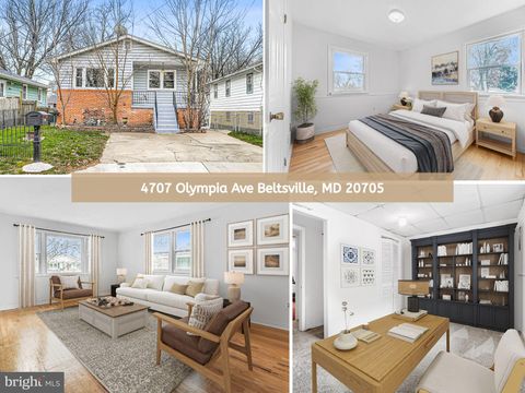 4707 OLYMPIA AVENUE BELTSVILLE MD 20705