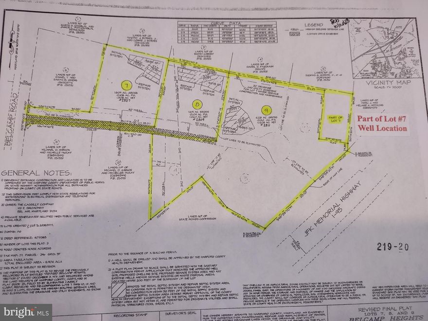 NEW PRICE!  Bring all offers.  A Package Deal! Three (3) approved newly recorded homesites! Builder opportunity or family complex!  No HOA. No builder Tie-in. No Restrictions. See the documents for the newly recorded plat.  Percolation tests approved for standard on-site septic systems on each lot.  Buyer is responsible for all costs of development to include but not limited to extension of all public utilities;  construction of the common driveway and drilling of the water well on each lot.  This is an Estate Sale and the lots must be sold as an entirety.  Boundary Survey points to be marked by Seller. Sign posted at the entrance to the common driveway.