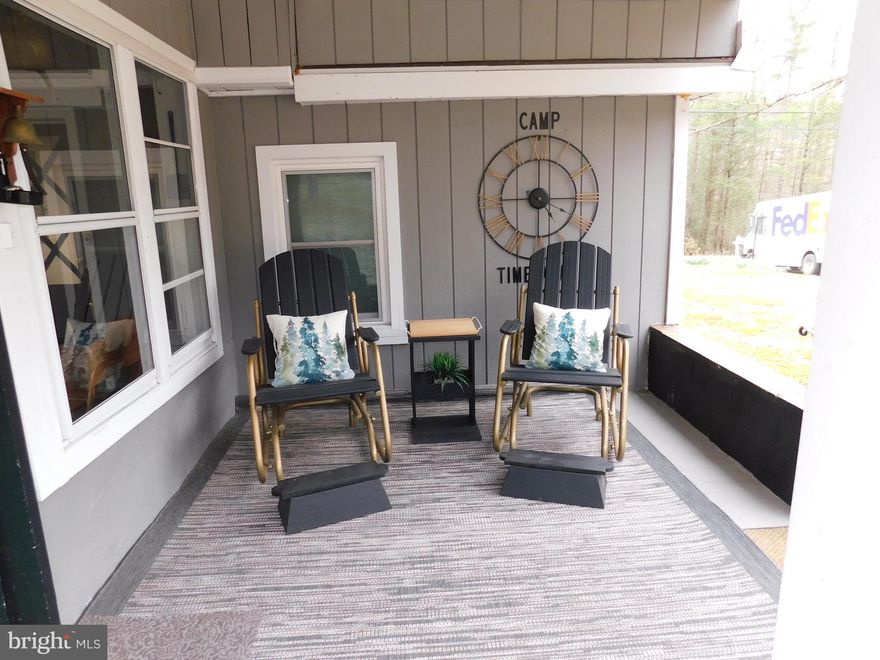 2 Bedroom, 1 Bath Cabin in Rural New Lancaster Valley with mountain views and a stream of water along property. Seller professionally decorated. 1.5 miles to Reeds Gap State Park. 10.7 Miles from 322/655 exit. 9.5 Miles from 322 exit for Milroy. An easy drive to Penn State games and activities. There is a State Forest nearby. Also a great getaway without breaking the bank. Great area for bike riding or hiking on numerous trails. Oh, did I say all of the personal property and furnishings are part of the offer. Think Airbnb or VRBO on this one. Well is shared with adjoining land owner. There is a written agreement in effect. Nearby Lewistown has outlets and Markets. Make a trip over to Belleville and take in the Market and Auction on Wednesdays. The sound of horse hoofs on pavement will come past the property occasionally to add to being out in the country feel. Sights and sounds of wildlife are nearby. Great setting to sit around a fire ring on cool evenings. Property is easy to winterize if needed.