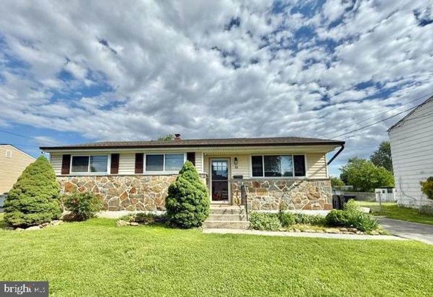 Outstanding Value in the Washington Park ranch home.This 3 bedroom & 2  Full bath Home has a number of features not easily found in this price range and super conveneint location within the City limits of Old New Castle. Beautifully maintained and upgraded  the new front door invites you into the Large Living Room with a lovely picture front window, a gorgeous  & very modern wood Accent wall,  Tennesee red oak Hardwood floors are featured throughout the entire main level. Upgraded 6" Base and Crown Molding in the Living room and lower Hallway. You enter into the completely remodeled Eat-in Kitchen that features Century 42" Raised Panel White cabinets/ w crown molding,  solid wood full size drawers, Lazy susan,  granite countertops, tile backsplash,  plus a contemporary undermount sink with commercial Faucet. This is a chef's dream with upgraded  Stainless Steal Appliances including a Kenmore 5 burner Gas Range , w/electric oven,  a commercial grade exhaust vent Hood, a Maytag double wall oven, new LG Refrigerator/freezer w/icemaker plus a counter top Microwave. There is a durable tile floor and the relocated staircase lends itself to a Large granite Breakfast bar that easily accomadates 4 stools and an area for a dining niche perfect for a small "setty" or  buffet table. The lower Hallway leads to three bedrooms all featuring Hardwood floors with further contemporary accents & ceiling fan lights.  There is completely remodeled 4 piece tile  bath with a free standing  soaking tub, glass enclosed shower w/ a useful bench seat, and a pedestal sink, with chair and crown molding accents. The Lower level features a vast & flexible space that easily could be a Great/Media room or even a teen suite with a step saving 3 piece bath and brand new carpet & pad installed. The remainder of this space is great for storage  or future expansion with a convenient outside entry door,  a  laundry area with the Washer and Dryer included. The exterior boasts a Screen porch, two very large storage or work sheds and a privacy fenced rear yard,  plus an extended blacktop driveway.  System upgrades include a updated Natural Gas HVAC system 2016 & Hot water heater 2023.  New dimensional shake Roof, & New vinyl siding 2025,  most rear windows were replaced, plus an upgraded 200 amp circuit breaker panel. The home is in a fantastic location with Schools,  Restaurants  & Shopping  nearby and access to major roads,  route #'s, 141, 273, 13, 9 and I-95 are only minutes away.  Lastly,  walk or bike into Old New Castle,  the Waterfront  Community located  on the Delaware River, steeped in American History  with  access to Museums, Boutiques,  Shops, Pubs and Restaurants, plus Battery Park,  both feature numerous events and  entertainment throughout the year.