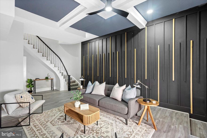 Welcome Home to 1013 Harlem Avenue!  This beautifully updated townhome offers the space you need to create a life you desire.  Boasting an array of sleek finishes throughout this 5 Bedroom, 3.5 Bathroom home has so much to offer!  The main level offers an open concept layout featuring a spacious living room, dining area, kitchen and half bathroom.  Kitchen boasts S/S appliances, white shaker cabinets, quartz counters and MORE!  Upstairs on the 2nd story you'll find 3 spacious bedrooms and 2 full bathrooms.  The 3rd story offers an additional 2 bedrooms and 3rd full bathroom.  All bathrooms have been updated with new ceramic tile and all new fixtures.  All new flooring throughout, freshly painted, so many modern updates and SO MUCH MORE!  Fenced in back yard.  Book your private showing today before it's gone!!