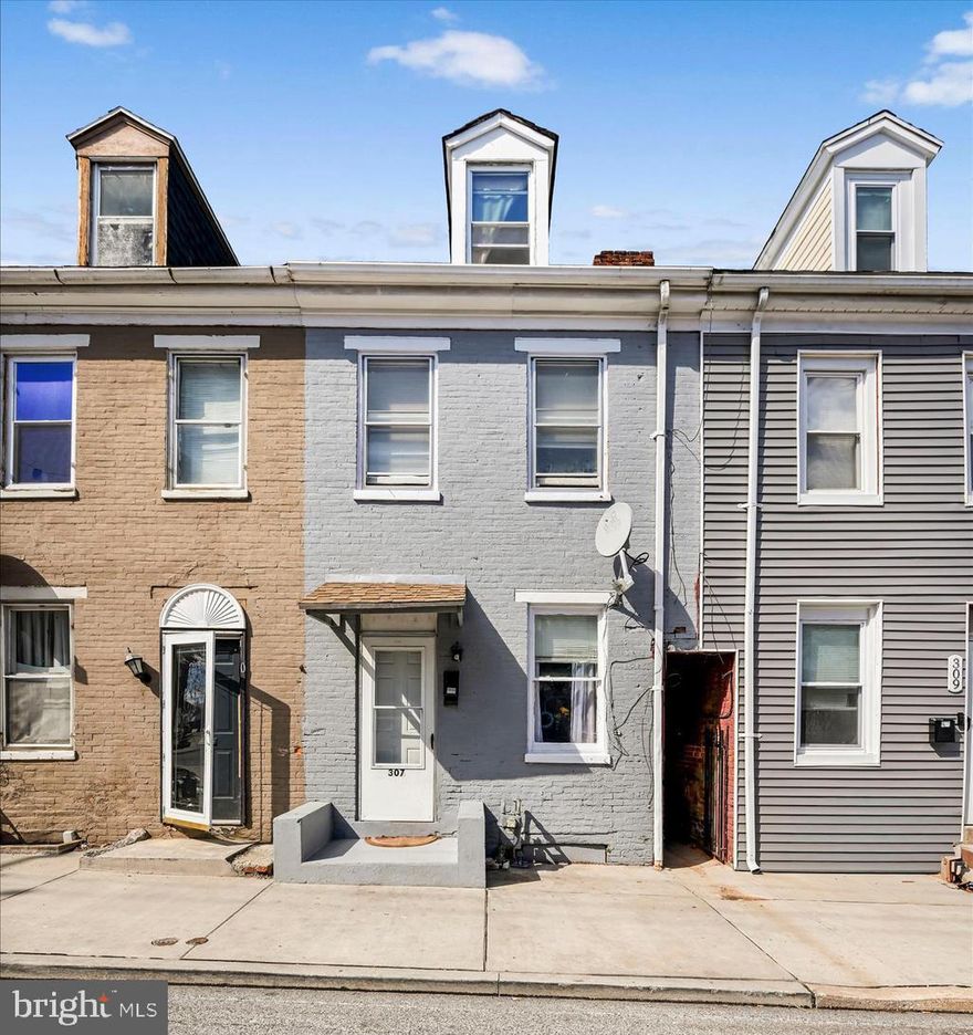 Welcome to 307 E Walnut St, an affordable single family townhome in York city! Well maintained with great, well paying tenants in place at $1,400 a month, that would like to stay, this home would make a great investment to add to your rental portfolio or buy and move in yourself! Spacious first floor with kitchen, living room, and dining room! Second floor features two spacious bedrooms and a full bath! Third floor features the third bedroom! Recent flooring throughout the house, newer shingles and economical gas heat are all additional updates! Clean, well kept and turnkey, opportunity is waiting! Schedule your showing today!