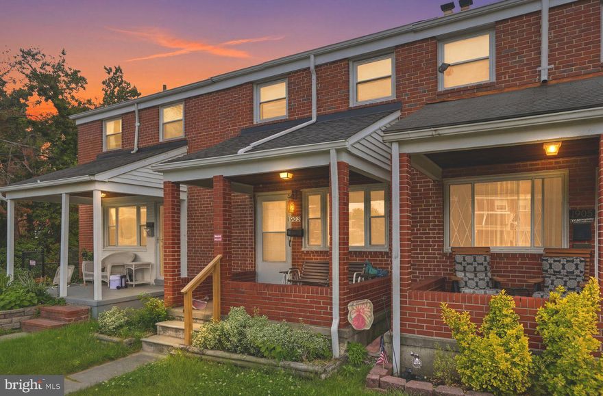 This adorable 2BR/1BA brick Townhome is ideal for the DIY homeowner or investor and is located in the quiet neighborhood of Stanbrook.  The front porch features an original beadboard ceiling. Inside, you will find original hardwood flooring (under the carpeting) on both the first and second floors.  The main floor offers a spacious living room with an arched entry into the dining room, and a kitchen.  The second floor hosts the sizable secondary bedroom, the larger primary bedroom, and a full bath.  The lower level offers you the opportunity to create additional living space and features a powder room, laundry, storage, and a walk-out to the fenced yard.  From the main floor step outside to a covered stairway and patio leading to green space and a parking pad beyond the fence.  This home is near shopping, restaurants, and commuter routes.
