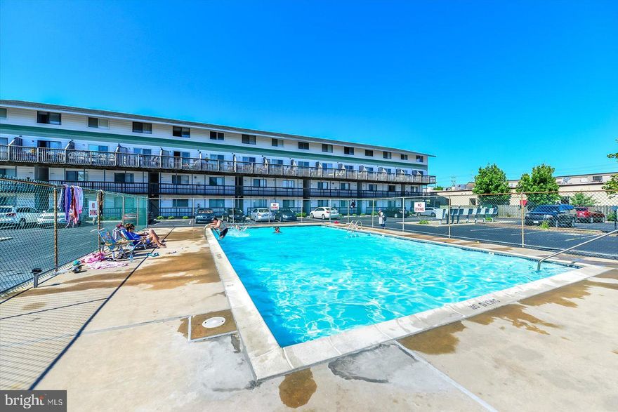 Charming 1 Bedroom, 1 Bath Raffles Condo – Unmatched Views Overlooking Northside Park! Welcome to your perfect beach getaway in the heart of North Ocean City! This beautifully maintained 1-bedroom, 1-bath condo in the desirable Raffles complex offers some of the best views in town for the price— enjoy breathtaking sunsets and fireworks over Northside Park right from your own deck.  Step inside to find a bright, inviting living space with an updated kitchen, a comfortable family room ideal for entertaining, and a sliding glass door that opens to the outdoor balcony with spectacular park views. Upstairs, the spacious primary bedroom and full bathroom offer privacy and comfort. The unit also includes a washer and dryer for added convenience. The complex has a outdoor pool and bike racks. This condo is a short walk to the beach, close to restaurants, mini-golf, shopping, and kayak rentals, it is an ideal North Ocean City location. Whether you're looking for a cozy second home, vacation rental, or personal beach retreat, this is your chance to own a slice of paradise in one of Ocean City's most sought-after areas.  Upgrades include balcony slider, new bedroom window in 2021, new couch with pull out microwave and hot water heater in 2022, new paint around stairwell and bathroom in 2023 and brand-new mattress on the bed in the bedroom in 2024. Start making memories today – schedule your private showing!