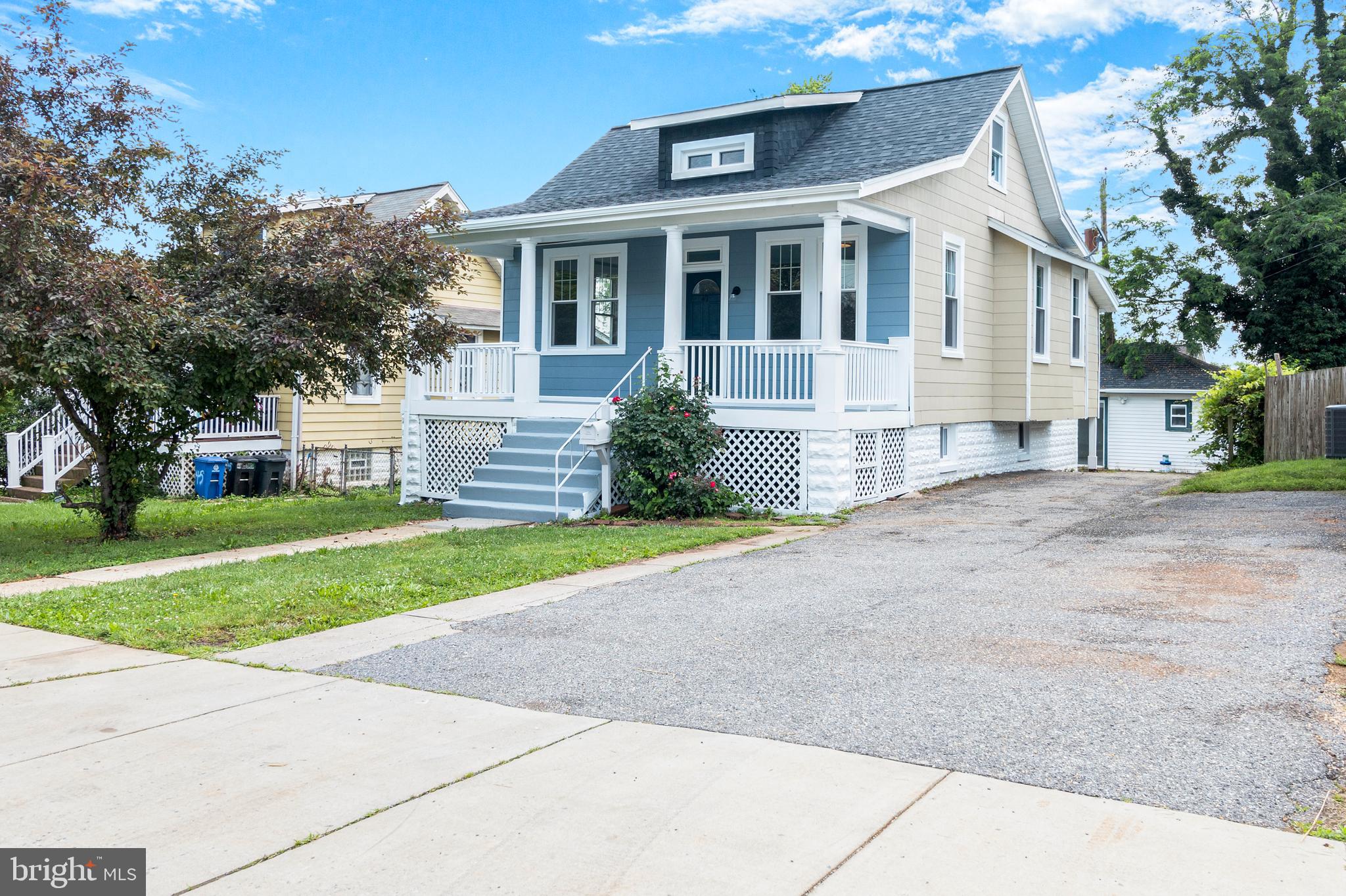 Stunning Renovated Cape Cod in the Heart of Catonsville!
Welcome to 47 N Prospect Ave, a beautifully renovated Cape Cod-style home offering the perfect blend of charm and modern convenience. Just completed in June 2025, this move-in ready gem features a brand-new front porch, new flooring and walls throughout, and a freshly painted exterior and interior that radiates warmth and style. Step into a bright, inviting main level with all new windows, contemporary light fixtures, and a gorgeous new kitchen outfitted with Samsung aluminum appliances, soft-close drawers and cabinets, and sleek finishes that make cooking and entertaining a pleasure. Spacious bedrooms and fully updated full bathrooms on first and second level offer comfort and flexibility for everyday living. The lower level expands your living space with a second kitchen, a generously sized bedroom, an additional room perfect for guests or a private retreat, and another brand-new full bathroom—ideal for multigenerational living or potential rental income. Additional upgrades include a new HVAC and furnace, repaired and refreshed rear deck, new gutters, and a 3-year-old roof. A detached storage shed offers exciting potential for a home office, studio, or workshop. Situated on a quiet street just minutes from Catonsville's shops, restaurants, and commuter routes including 695, 95, and BWI Airport, this home offers the ideal combination of comfort, convenience, and opportunity. Don’t miss your chance to own this beautifully transformed home in a highly desirable location. Schedule your showing today!