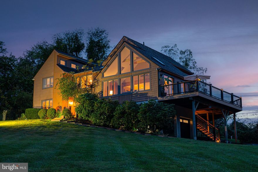 Welcome to 91 Dilworthtown Rd in desirable Thornbury Township!  Once in a while,  a truly special property hits the market and that time is now.  This one of a kind completely custom contemporary home sits proudly high above the street on a premium 2.2 acre homesite.  No detail was overlooked and no expense was spared by the original owners of 38 years.  This is the first ever offering of the property!  As you approach, take notice of the capital improvements to the exterior of the house and garage.  The upgrades include roof, siding, windows, doors, and deck.  Prepare to be wowed by the interior because you will find upgrades and updates throughout.  The brilliantly designed open floor plan is great for entertaining and flows perfectly from room to room.  It fits a variety of lifestyles!  A dramatic 2 story foyer with sightlines from front to back welcome you into the home.  The main level is highlighted by the kitchen and family room.  The massive family room features a full wet bar and wall of windows for great natural light and amazing views.  The eat in kitchen is a cook's dream with stainless appliances, gas cooking, ample granite counter space, single deep sink, tile backsplash, double pantry, and triple windows overlooking the back yard.  The kitchen opens to the cozy sunken living room with floor to ceiling stone fireplace.  A formal dining room, separate laundry room, and half bath complete this level.  Upstairs there are 3 bedrooms and 2 full baths separated by a catwalk that overlooks the main level.  The owner's suite will be your retreat after a long day.  It features a vaulted ceiling, skylights, 2 sets of triple windows, dressing area, walk in closet, and luxurious updated full bath.  2 additional generously sized bedrooms and a hall bath (there's even a laundry shoot) complete the upstairs.  Need more space?  The finished basement has multiple  storage areas and finished rooms to use as you see fit.  Don't miss the rough in for kitchenette in the office and rough in for full bath!  Looking for an efficient home?  There are multiple HVAC systems and zones for comfortable living  and owned propane tank.  Looking for a worry free purchase?  The entire property was inspected and repairs are complete!  Want outdoor living space?  The elevated wrap around deck is the perfect space to enjoy the amazing fall views and crisp evenings.  Need more value?  The oversized 3 car detached garage is a dream for any contractor, car enthusiast, or anyone looking to eliminate costly offsite storage.  Can it get better?  Yes, it can!  The detached garage has propane heat and central air, hot/cold water, utility sink, electric, floor drains, extra lighting/outlets, and even an included compressor!   This is truly a once in a lifetime opportunity so act quickly to make it yours!