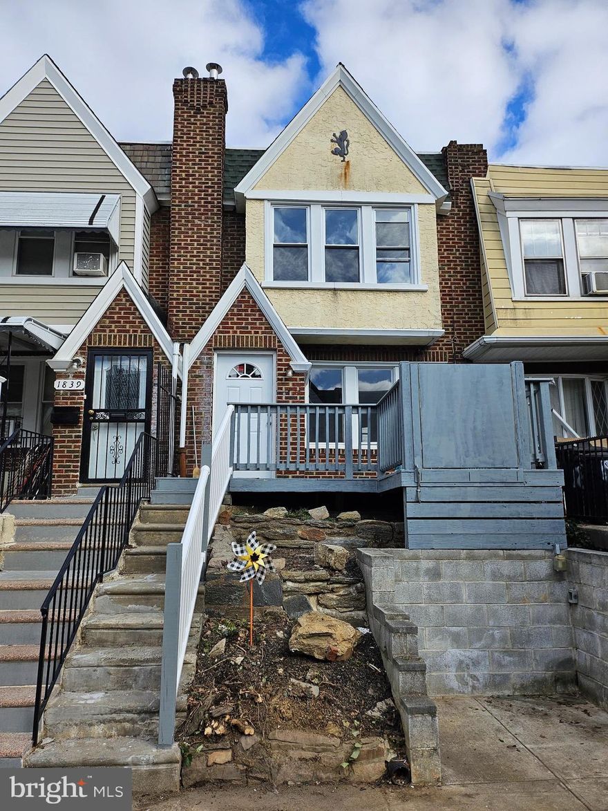 Rarely available 2 GENERATION home ACCESSIBIITY friendly. Gorgeous finished basement with a full bath and rear access just perfect for the parent or other relative you want to live  with you, but allow them enough independence.  It is either a 1BR unit with a nice living area or use your imagination for all the uses you can get there. The rest of the home offers 3 good sized bedrooms and 1 bath, large living room and large dining room with a breakfast bar connecting the kitchen. There is a nice sized pantry off the kitchen. The front of the house has a nice deck and offers an area previously used for a wheelchair lift. You will only need to bring the actual lift mechanics and the property would be ACCESSIBLE from both ends. Excellent location just a couple block from Cheltenham Rd with lots of shopping including the popular HMART.