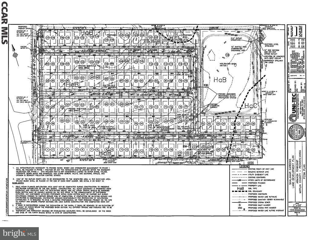 The Shalamar Gardens land development plan is located in Armagh Township, Mifflin County, Pennsylvania. Access to the site is off Hill Street in Milroy. The project's purpose is to create residential housing in the area. The project includes associated roadways, utilities, and stormwater management facilities. The roadways are to be dedicated to the township and a homeowners association will be responsible for maintenance of the stormwater management facilities after development completion. This sale includes 33 units -- 16 units which have recently been built are fully rented with very good tenants and income, and 17 units are currently under construction and will have a walk-in shower in the master bath and granite countertops throughout. All stainless steel appliances are included as well. This desirable community because of it's location and close proximity to State College as well as the gorgeous views would be an excellent investment. Call Listing Agent for more details and a list of leases and rental info.