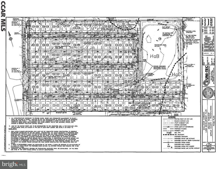 The Shalamar Gardens land development plan is located in Armagh Township, Mifflin County, Pennsylvania. Access to the site is off Hill Street in Milroy. The project's purpose is to create residential housing in the area. The project includes associated roadways, utilities, and stormwater management facilities. The roadways are to be dedicated to the township and a homeowners association will be responsible for maintenance of the stormwater management facilities after development completion.  This sale includes 33 units --  16 units which have recently been built  are fully rented with very good tenants and income, and 17 units are currently under construction and will have a walk-in shower in the master bath and granite countertops throughout.  All stainless steel appliances are included as well.  This desirable community because of it's location and close proximity to State College as well as the gorgeous views would be an excellent investment.  Call Listing Agent for more details and a list of leases and rental info.