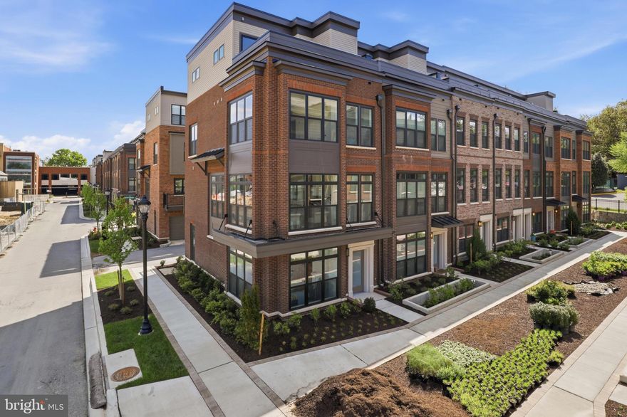 Brand new never occupied brick front 4-level end unit townhome in sought-after Westbard Square community. Most luxury, modern stylish, superb location! The spacious Citrine model with built-in 4-level access ELEVATOR! 4 bedroom suites all have private full bathroom. Intimate rooftop terrace. Rare premium end unit full of nature light. Modern open floor. Deluxe kitchen with top grade appliances, quatz countertops and large island with waterfall countertop. Entry level suite. Loft bedroom with full bath. Hardwood staircases. Upgraded tiles in all baths. Upgraded floor all 4 levels. Modern lighting fixtures and much more...... Walk to shopping and fine dining. Minutes to DC line. Great public schools: Whitman HS/Pyle MS/Wood Acres ES.