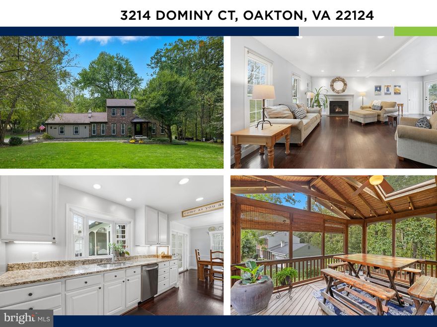 OPEN HOUSE SUNDAY 3/8 FROM 12PM-2PM!!!! Welcome home to this beautifully updated, over 3,000-square-foot residence nestled on a quiet cul-de-sac in the highly sought-after Oakton school pyramid. Situated on a private half-acre lot surrounded by mature trees, this home offers the perfect blend of space, comfort, and thoughtful upgrades — with approximately $150,000 in improvements since the current owners purchased.
The main level is designed for both everyday living and effortless entertaining. You’ll find a spacious family room with a cozy gas fireplace, formal living and dining rooms, and the true heart of the home — the kitchen. Featuring white cabinetry, granite countertops, stainless steel appliances, under-cabinet lighting, and views of the serene backyard, this kitchen seamlessly connects indoor and outdoor living.
Just off the dining room, French glass doors open to a sunny screened-in porch — an inviting space for al fresco dinners, morning coffee, or relaxing evenings with friends. Step outside to the Trex deck with built-in dusk-to-dawn lighting — an incredible feature in the warmer months. Low-maintenance and beautifully designed, it’s the perfect setting for summer barbecues, sunset dinners, and gatherings under the stars.
The main level also includes an updated laundry room and stylish powder room featuring a custom cement sink.
Upstairs, you’ll find four spacious bedrooms and two updated bathrooms. The primary suite offers a true retreat, complete with a walk-in closet and a spa-inspired en-suite bath showcasing a stunning wood-inspired tiled shower accent wall and heated floors.
The fully finished walk-out lower level provides exceptional flexibility with a large recreation room, a generous fifth bedroom, and an updated full bath — ideal for guests, an au-pair suite, or bonus living space. Step outside to your private hot tub oasis, surrounded by nature and reminiscent of a peaceful mountain getaway. Imagine relaxing in the hot tub while listening to the birds — your own tranquil escape at home.
Car enthusiasts, hobbyists, and those needing extra storage will appreciate the oversized 485-square-foot garage — large in both width and depth. In addition to the generous garage space, the lower level includes a dedicated storage room complete with a work bench, offering a second highly functional workspace the owners have truly valued.
With nearly half an acre, there’s ample room to run, garden, and host in both the front and backyard — a rare find in such a convenient location. Even better, you'll love being close to Waples Mill Elementary School and Oakton Swim and Racquet Club, which is only a few blocks away and is an incredible lifestyle perk for summer fun, swim team, tennis, and community connection.
Notable upgrades include new hardwood flooring, Trex deck with lighting, roof (2019), insulated siding, window wrap, gutters, blown-in attic insulation (2019), recessed lighting, front portico (2019), gas fireplace insert (2023), HVAC (2020, regularly serviced), new driveway (2022), and much more.
This home feeds to highly regarded local schools: Waples Mill Elementary (7/10), Franklin Middle School (6/10), and Oakton High School (8/10), adding even more value to this exceptional location.
Beyond the home itself, Oakton is a community people truly love. Known for its strong sense of community, beautiful parks and trails, and convenient access to shopping, dining, Tysons Corner, Vienna, and major commuter routes into Washington, D.C., Oakton offers the perfect balance of peaceful suburban living and everyday convenience. It’s a place where neighbors connect, outdoor spaces are plentiful, and lifestyle and location come together seamlessly.
This is more than just a home — it’s an opportunity to settle into one of Northern Virginia’s most desirable communities.