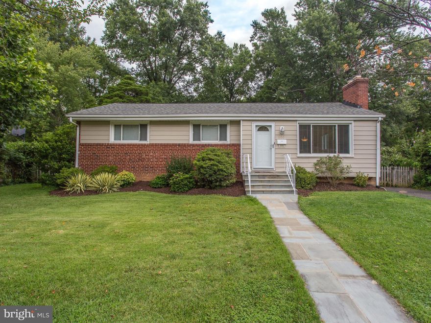 Beautifully updated home in the heart of Falls Church City backing to Berman Park. HW Floors, LR w/Wood Burning FP, Kitchen w/plenty of Cabinet Space, SS Appliances, Granite & Breakfast Bar, Master BR w/Full Bath, BR Closet Organizers, Main Lvl Laundry, LL Family Room, Huge Storage Room, Large Private Deck, Fenced Back Yard. Just blocks to Broad St., Restaurants, Metro & More! Pets case by case.