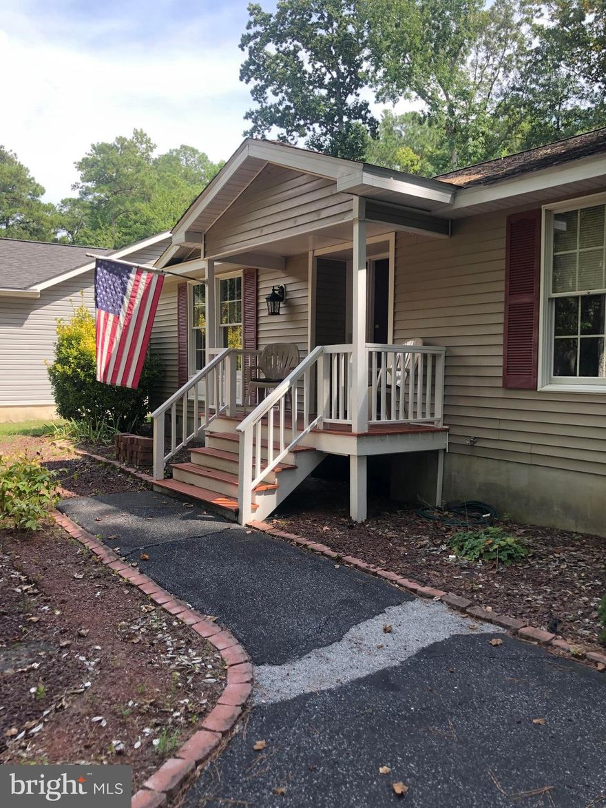 Adorable 3 bedroom rancher in the South gate of Ocean Pines. Long paved driving leading to oversized unattached garage (1-2 spaces) with lots of room for storage. New heat pump in 2020. Coming on Market 9/25.  Easy to show
Call listing agent to show