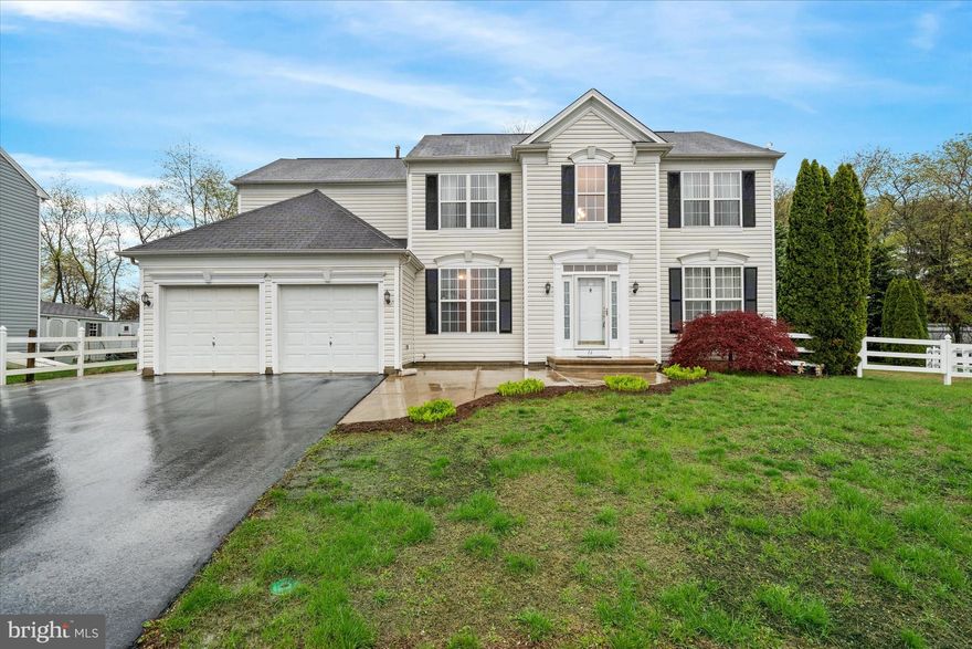 Welcome to this well cared for Colonial-style home located in the desirable community of Cricklewood in the town of Middletown, DE. This spacious property boasts 4 great size bedrooms and 3.1 bathrooms, ideal for comfortable living. Potential 5th bedroom and a full bath is located in the fully finished basement, and offers its own private entry! 
Upon entering, you will be greeted by an inviting sitting room, which flows into a spacious dining room. Gourmet Eat in Kitchen features granite counters, stainless island cooktop and plenty of counter space. Right off the kitchen is the living room, with a natural gas fireplace to enjoy on the cold nights. (fireplace is currently turned off but can be turned on per request) Enclosed sunroom is right off the kitchen, perfect for enjoying your morning coffee or relaxing with a good book. Upstairs is a large primary suite with a fantastic closet and a great size primary bath! Top floor is finished off with 3 additional good size bedrooms, hall bath and laundry. Basement is fully finished with tons of room for entertaining, and a potential 5th bedroom, as well as a full bath.The potential 5th bedroom and full bath provide additional living space or guest accommodations. Still plenty of room for additional storage! Step outside to the deck and patio area, ideal for entertaining guests or simply enjoying the outdoors. The property also features a luxurious jacuzzi to unwind after a long day. 
This home backs to trees, offering privacy and tranquility. With no HOA restrictions, you have the freedom to personalize and enjoy your property to the fullest. 
Additional features of this home include central A/C for cooling during the warmer months, 90% forced air heating for comfort in the colder months, and a fireplace for added ambiance. Extra wide driveway can easily accommodate 3 cars!  Don't miss the opportunity to make this beautiful property your own in the sought-after town of Middletown.