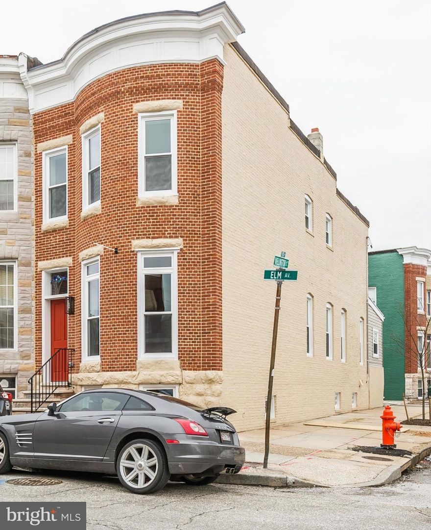 A rare end-of-group renovation by Neff Rehabs in historic Hampden right off the Avenue! Features 3 bedrooms, 2.5 baths,parking pad, hardwood floors throughout, exposed brick, skylight. The kitchen boasts granite counters, SS appliances, vented hood, custom cabinetry, island w/ bar top. Master suite w/ walk-through closet to master bath. Full baths feature custom tile flrs and shower surrounds.