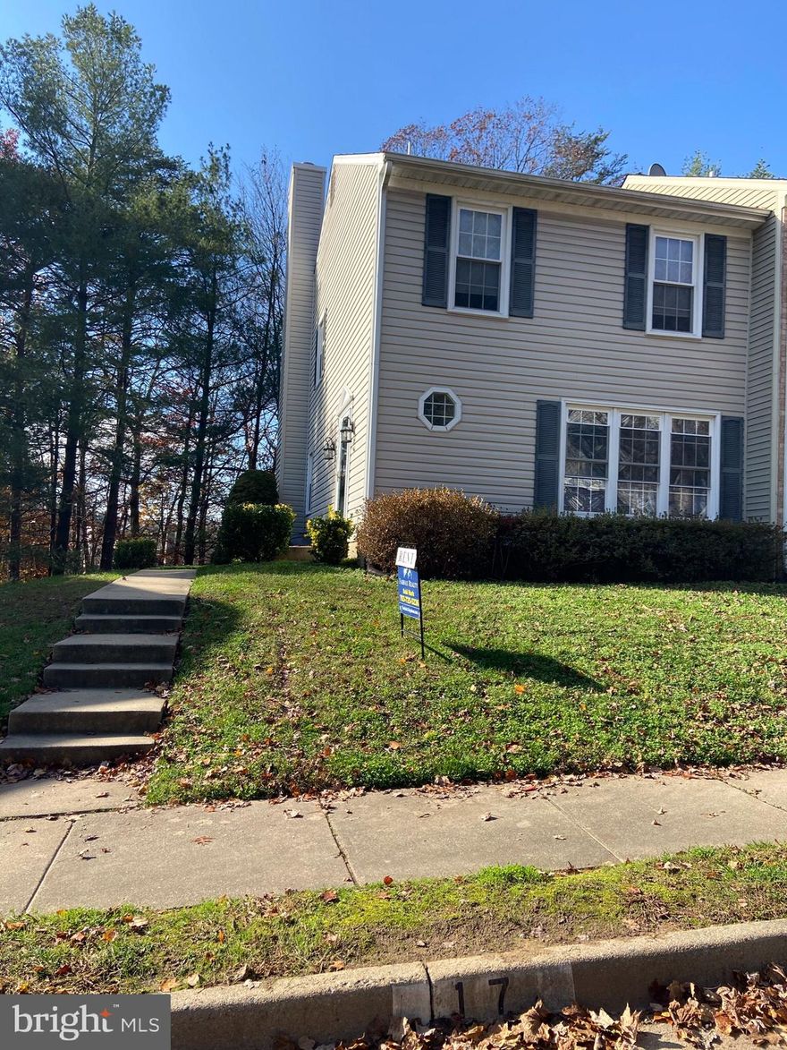 Freshly  painted and Spacious END UNIT 2000+SqFt Well-Maintained Townhome in FANTASTIC Location! Location!!!  Fenced Backyard with gate to the wooded Reserve. Walk out to the lower Patio and fenced backyard.*Deck with Stair  Backs to TREES!  Open Design with Contemporary Living & Dining Rms,1/2Bath @Foyer, SUNNY Kitchen with Breakfast/Family Rm with FIREPLACE & DECK for Grilling! Upper Owner's Suite with Double Closet & Full Bath,2 Additional Bedrooms & Hall Bath*HUGE Walkout Basement REC Rm, Game Rm, Storage & 1/2 Bath*5 Mins to METRO* 3.5mi to Metro!13mi to Pentagon,15mi to DCA,MINUTES to NGA, Belvoir & 95 Express! Great Fairfax Schools & Neighborhood with Playgrounds & Walking Trails & Pool Membership Available! PLUS Free Guest Boat/Trailer Lot , New Luxury Vinyl Tile floor  for entire house, new blinds, new toilets, NEW refrigerator, new stove, new dishwasher and new microwave ! Dual pane EE windows and Energy efficient HVAC. If you have any problems to contact the tenant , please call me at 703-725-5236  Suki