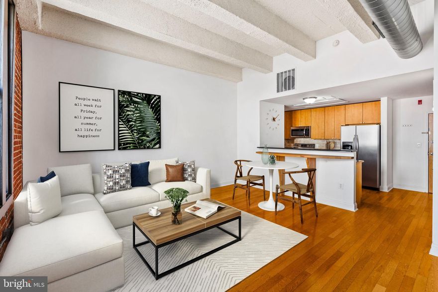 Unit 300A is an amazing one-bedroom condo on the Avenue of the Arts! Get ready to fall in love with the exposed brick walls, tall ceilings, and beautiful hardwood floors that give this place a warm and contemporary vibe. *Some photos have been virtually staged.*