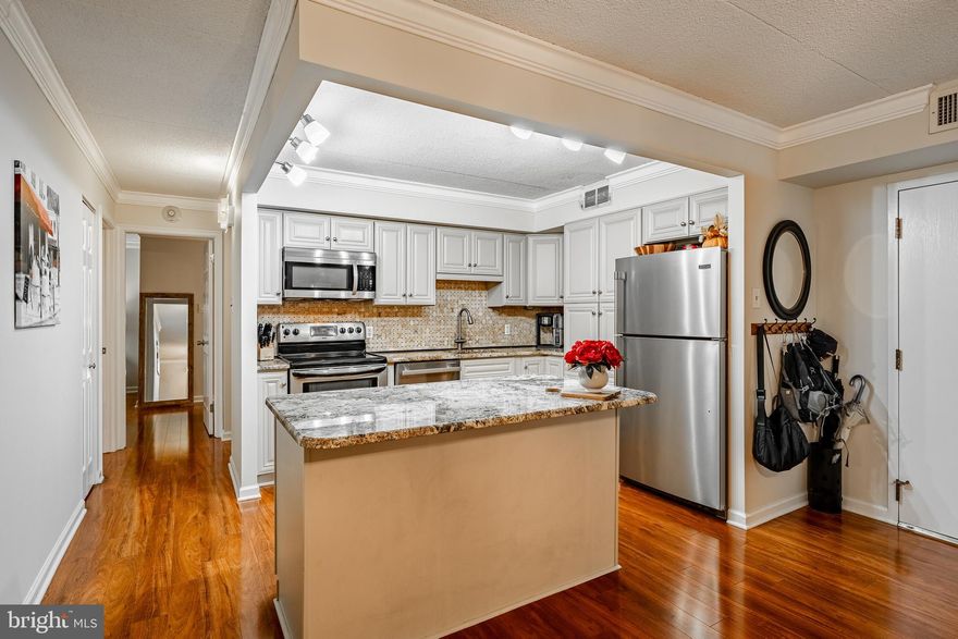 Welcome to Valley Forge Towers and Luxury Living at its finest! This community is Maintenance FREE, with 24/7 Security Guard, and is located where King of Prussia and Historic Valley Forge meet, offering an easygoing lifestyle with all the region's best luxuries and amenities without the price tag. This luxurious, carefree lifestyle can all be realized with this beautifully renovated 2-bed, 2-bath condo. As you enter this home, you will be greeted with an open concept layout that is filled with tons of natural light. As you cross the threshold, you will find a beautifully renovated open kitchen with island and granite countertops to your right and a large coat closet / pantry to your left. This leads into a huge living space for your living room and dining room, which also has a walk-in closet for more storage. Down the hall, you will find a guest bedroom, bathroom, and a huge master bedroom with a private ensuite bathroom and walk-in closet. If this wasn’t enough, both bedrooms and the living room have access to an extra-long balcony that overlooks the building's iconic fountain, where you can enjoy your morning coffee or evening dinner and drinks. Home upgrades and improvements include but are not limited to luxury vinyl tile flooring throughout, newer HVAC and hot water heater, newer kitchen beautifully designed, featuring soft-close cabinetry, pull-out shelves, spacious island with seating for 3, granite countertops, marble backsplash, stainless steel appliances, and two fully updated bathrooms. The Monthly Condominium fees include a 24/7 Security, Water, Sewer, Trash, Electric, Snow Removal, INTERNET, CABLE TV INCLUDING PREMIUM CHANNELS (HBO, Cinemax, Showtime, Hitz), YEARLY MAINTENANCE ON and REPLACEMENT OF A/C, HEATING SYSTEM & HOT WATER HEATER. A one-time $25 fee gives you a lifetime membership to the Clubhouse with a fully Equipped Exercise/Weight Room, Indoor and Outdoor Pool, Tennis Courts, Volleyball Courts, Basketball Courts, Car Wash area, Seating and Picnic area with Barbecues and rentable ballroom for events. On the ground floor of the building, there are retail shops, Barber Shop, Deli, Dry Cleaners, Mediterranean Restaurant, Nail Shop, Dentist, Eye Doctor, Orthodontist, Acupuncturist, Travel Agent, Tax Account, and More! The Upper Merion Rambler and SEPTA bus takes you from your doorstep to nearby shopping and to Philadelphia. Valley Forge Towers is conveniently located and is only a few minutes from the CHOP, Einstein Healthcare, Jefferson Health, Mainline Health, K.O.P Mall, TopGolf, iFLY Indoor Skydiving, Philadelphia Outlets, Valley Forge Casino, Wegmans, and 422, PA Turnpike, 76 & 23 highways.