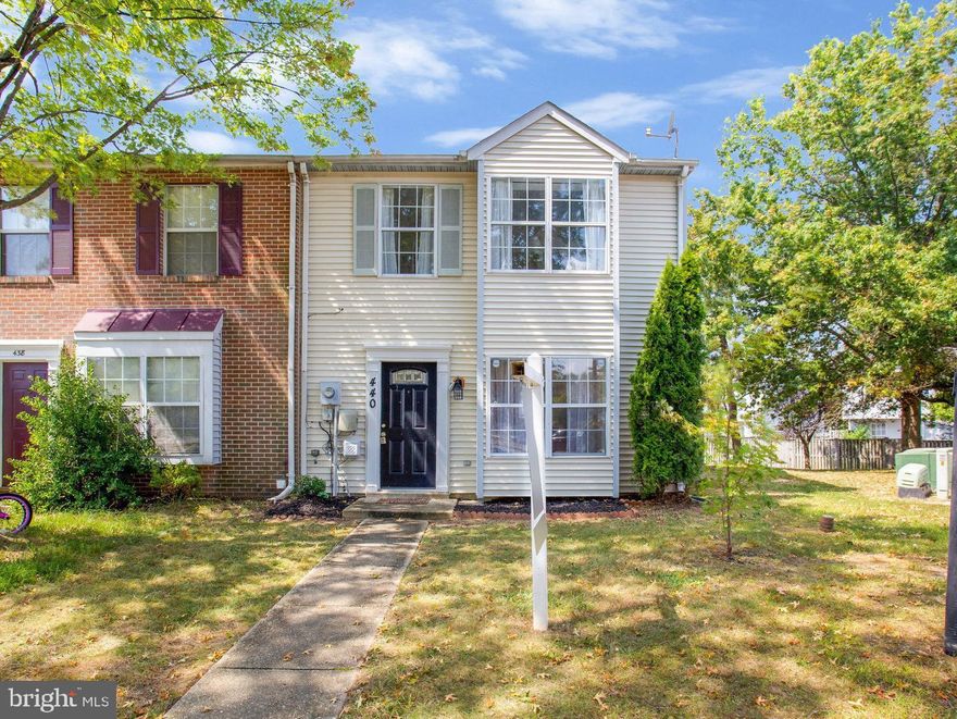 Welcome home to your light-filled 3 bedroom townhome! To your right is the spacious kitchen, featuring stainless steel appliances, granite countertops, recessed lighting, and a beautiful picture window. Continue into the home and you’ll find the  cozy living room with soft carpeting and an abundance of natural light. A half bathroom and a large laundry closet with additional storage can be found on the main level as well.  The same plush carpeted floors lead you upstairs, where you’ll discover the peaceful primary bedroom with large windows and a wide closet. Two additional bedrooms are both sizable with plenty of closet space. In the hall, the full bathroom includes a wide vanity with double sinks and plenty of storage, plus a door separating the handsome shower for privacy. Walk through the french doors and step out onto your private stone patio. You’ll enjoy relaxing and entertaining friends in this spacious fenced backyard! Minutes to Safeway, Giant, Sam’s Club, Walmart, Target, St. Charles Towne Center, Planet Fitness, AMC Movies, Dorchester Community Center, Cedarville State Forest, Piscataway Park Shlagel Farms, National Harbor, and Joint Base Andrews. Quick access to Crain Highway, Leonardtown Road, Branch Avenue, Beantown Road, Berry Road, and Indian Head Highway. Come check out your new home today! *Offer deadline Tuesday 9/12 @ 6pm*