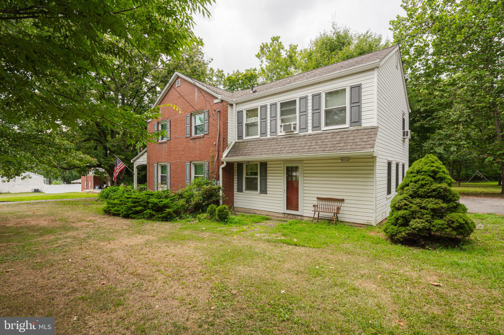 Spacious 5-Bedroom, 2.5 bath two-Story Colonial home with Garage, Workspace & Circular Drive in Upper Providence Township. Bring your vision and creativity to this spacious 5-bedroom, 2.5-bath two-story home, featuring an addition that expanded the living space and endless potential to make it your own! The square footage listed is estimated. Step inside to find a living room, dining room, kitchen, and family room, plus an unfinished basement ready for your ideas. This first level also provides a 1/2 bath. Very nice patio area overlooking the beautiful rear yard! Enjoy a 1-car detached garage with an attached workspace, a circular driveway, and plenty of room for parking and projects. There is water, electric and a 1/2 bath area in the garage. Beautiful 1.28 acre lot with so many possibilities! Updates include a water line to the garage (2018), tankless water heater (2010), and gas conversion with boiler (2010). This home has public water and sewer, generator, updated windows. Whether you’re dreaming of a full renovation or just adding your personal touches, this home offers the space, layout, and location to create something truly special. Square footage is estimated.