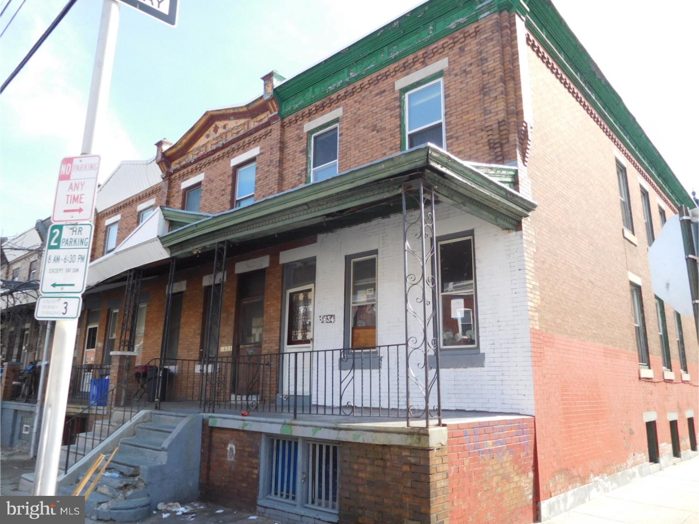 Large corner porch front 4 bedroom 1 full and half bath house that is in good condition, but will need a full rehab. off All offers will be presented, $2,500 certified deposit and proof of funds will be required. AS IS Addendum and buyer will be responsible for u/o. Cash or hard money financing only. All offers will be presented