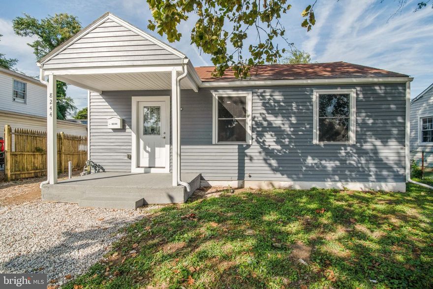 Welcome to this beautiful renovated ranch-style home. 3 Bedrooms and 2 Full bathrooms with an open floor concept and a new addition that added an additional 600 SQ FT to the property.  Spacious bedrooms, beautiful Kitchen with stainless steel appliances, pot filler, new kitchen cabinets and granite countertops with a nice size kitchen peninsula. This home features stylish finishing touches and modern Fixtures with recessed lights through out the house, new HVAC, New gas meter, new vinyl siding, almost all new windows, new plumbing, house was rewire. Smart home features with Tanksless water heater, smart thermostat, smart lights and outlets switches, 
The outside has a nice size backyard  with a new deck 10x14 and a driveway. This is a must see!