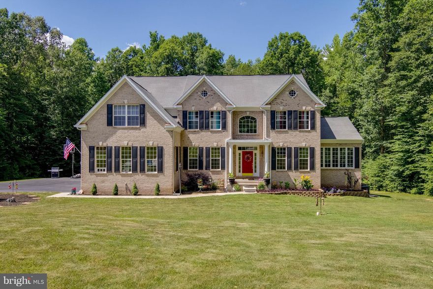 Stunning, rare property on 11 acres in North Stafford! Breathing space yet very close to all commuter options, schools,& shopping. Impressive open floor plan, gourmet kitchen, 2 sunrooms, 2 story family room with a breathtaking treed view! An open catwalk second level, hardwood flooring throughout! Potential multi-gen home!APPROVED SHORT SALE PRICE 560,000 - 3% IN SELLER CONCESSIONS TO BUYER