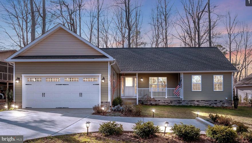 Your dream home getting build NOW! This stunning 3-bedroom, 2-bathroom rambler offers an impressive 1605 square feet of living space. The open floor plan creates a welcoming environment, perfect for entertaining and spending quality time with loved ones. Privacy is a priority in this home as two spacious bedrooms and a full bath are separate from the primary suite, providing an added layer of seclusion. Relax on lazy afternoons on the covered porch or retreat to the luxurious primary suite, complete with a large walk-in closet and en-suite bathroom featuring a double vanity and a large walk-in shower. This home boasts modern features and exceptional attention to detail, sure to impress any homeowner. The two-car garage provides ample space for parking with other uses and is an essential feature for families that need extra storage space .Come see for yourself and make this spectacular creation your forever home! This spectacular home is located in a cul-de-sac and in  a private, gated, secured community, Lake of the Woods, that offers anything and everything you could possibly want. Home to two lakes (the 550-acre main lake and a 35-acre "fishing lake"), a golf course, an equestrian center, a fire and rescue department, and a church all within the gates, Lake of the Woods simply has it all. Whether your passion is boating, water skiing, kayaking, golfing, horseback riding, or simply taking in the breathtaking views from the clubhouse while enjoying a fabulous meal, from your own deck or yard, or from one of the beaches, you won't be disappointed! Perhaps you'd like a game of bridge or volunteer your time and talents...Lake of the Woods offers more than 60 clubs and/or organizations from which you may choose to become involved. Located in Orange County, we are fortunate to enjoy low real estate taxes. Coupled with home prices ranging from $200,000+ to over $2,000,000, Lake of the Woods is the perfect community for both full-time residents, as well as weekenders.