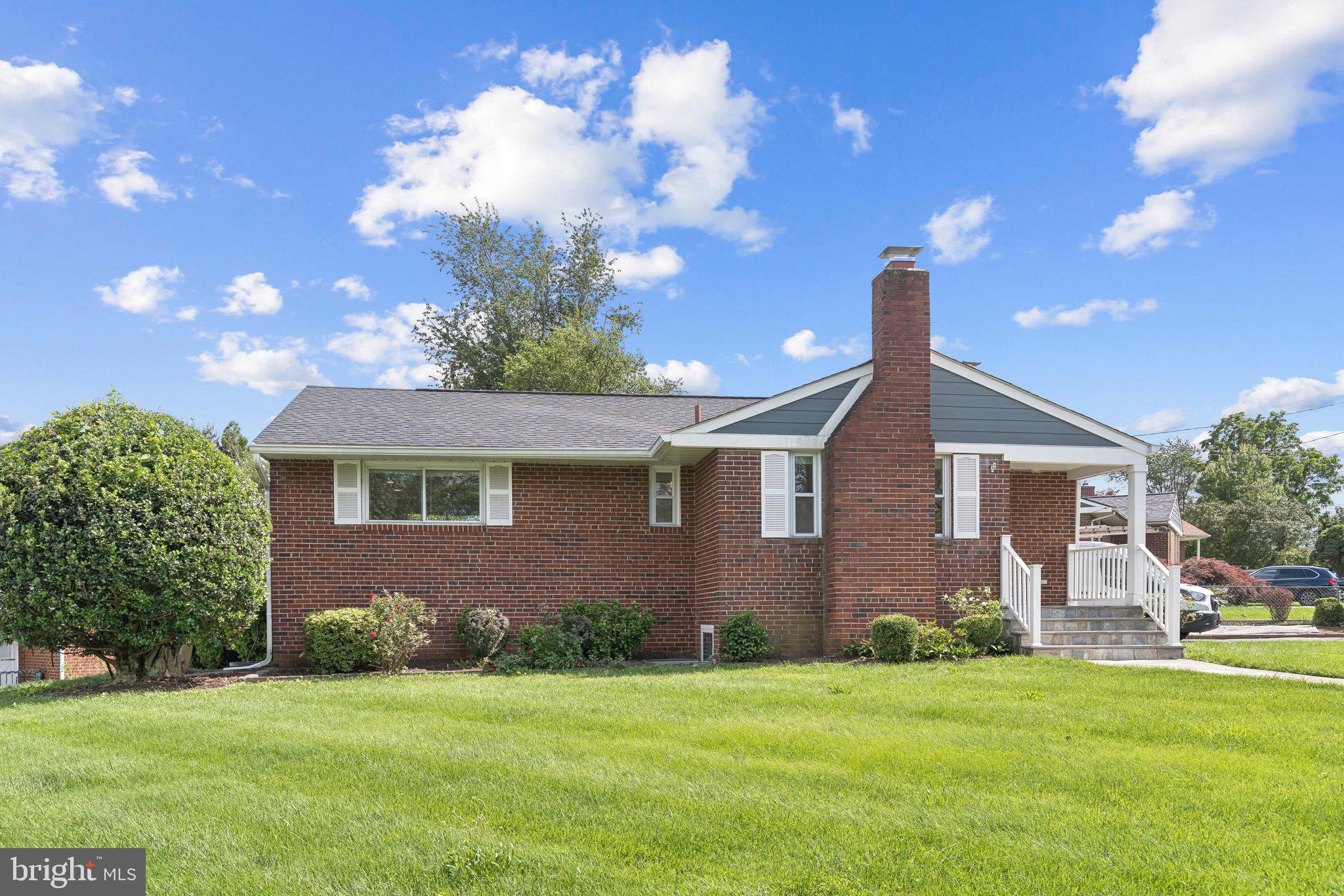 Charming All-Brick Rambler on a Beautifully Landscaped Corner Lot in Sought-After Rockland—Just 4 Blocks from Twinbrook Metro! This spacious and well-maintained 6-bedroom, 2-bath home features a fully equipped kitchen with 42" oak cabinets, Granite countertops, gas cooktop, wall oven, built-in microwave, dishwasher, large French door refrigerator, and ceramic tile flooring. The main level offers sun-filled formal living and dining rooms, three bedrooms, and an updated full bath. The fully finished lower level includes three additional bedrooms, a second full bath, and a generous family room with a wet bar—perfect for entertaining or multi-generational living. Step outside to a slate patio with retractable awning, overlooking the fenced backyard with two storage sheds. Prime location near Metro, shopping, parks, and more!