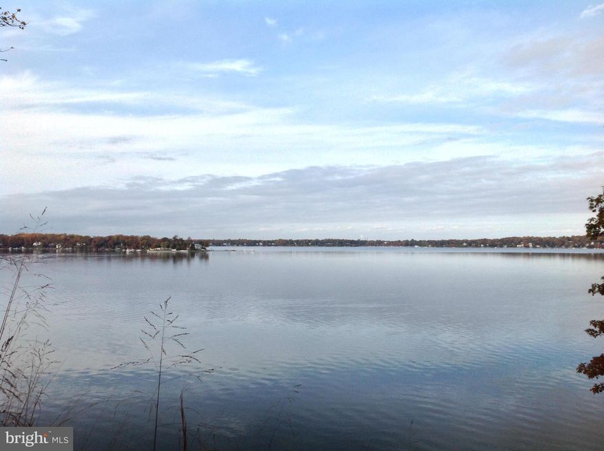 A truly magnificent, one of a kind, 2.18 acre waterfront building lot. This idyllic site offers breathtaking panoramic views of the widest point on the Scenic Severn River. This secluded, lightly canopied, private romantic hideaway is bordered by a 52 acre permanently protected conservation area. Property has successful perc. Just 8 minutes to the Annapolis Mall, grocery stores & health facilities